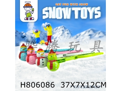 H806086 - Snowman Snowball Clip Single