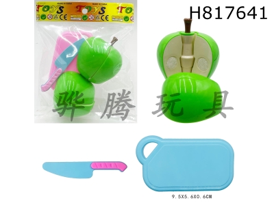 H817641 - Peel and cut green apples with a knife plate for 7pcs
