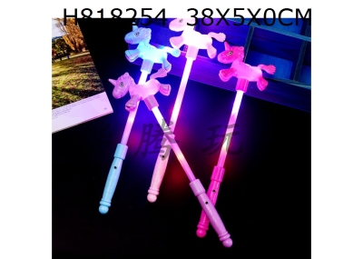 H818254 - Pony glitter stick/mixed color design