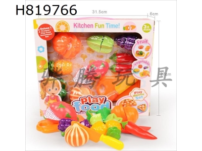 H819766 - Fruits and vegetables play at home with joyful toys