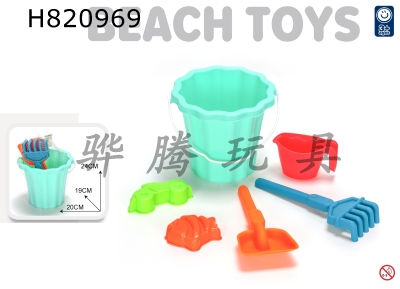 H820969 - Beach bucket 6-piece set