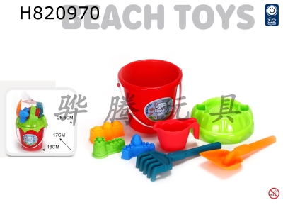 H820970 - Beach bucket set of 8 pieces