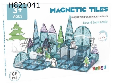 H821041 - Magnetic Plate Large Color Window Theme - Polar Scenery