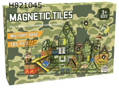 H821045 - Magnetic Plate Large Color Window Theme - Little Militarist