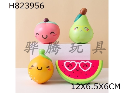 H823956 - Smiling&nbsp;face&nbsp;fruit&nbsp;slow&nbsp;rebound&nbsp;kneading&nbsp;music