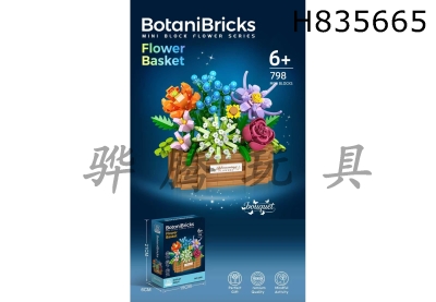 H835665 - DIY&nbsp;assembly&nbsp;of&nbsp;building&nbsp;blocks&nbsp;and&nbsp;micro&nbsp;particle&nbsp;flower&nbsp;baskets