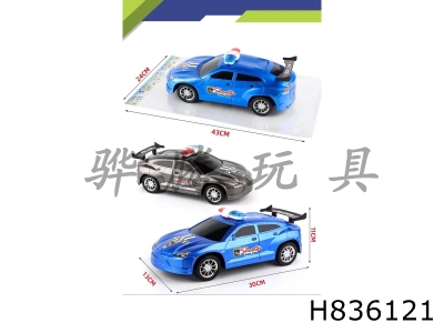 H836121 - Spray&nbsp;painted&nbsp;police&nbsp;car&nbsp;(inertia)