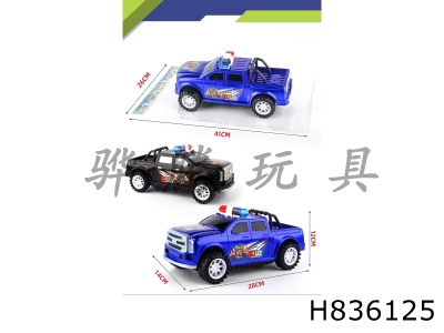H836125 - Inertial&nbsp;pickup&nbsp;truck&nbsp;police&nbsp;car