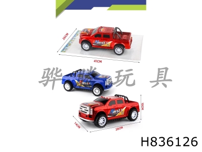 H836126 - Inertial&nbsp;pickup&nbsp;truck&nbsp;racing&nbsp;car