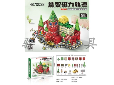 H870038 - Puzzle&nbsp;Magnetic&nbsp;Track&nbsp;(Red&nbsp;Square,&nbsp;Moscow)&nbsp;98pcs