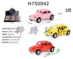 1: 36 Volkswagen Beetle models 12 pieces/display box